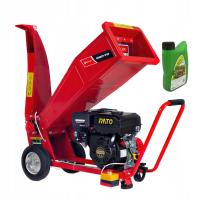 Измельчитель внутреннего сгорания для веток GREENSO двигатель RATO 212cc мощность 6,5 л. с.