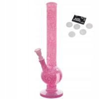 Бонго розовый ледяной стеклянный водопровод 38 см