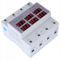3-фазный DIN-рейку вольтметр амперметр