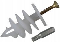 KOŁKI DYBEL ŚLIMAK KOŁEK DO STYROPIANU IZOLACJI 50MM 50szt. + GRATIS