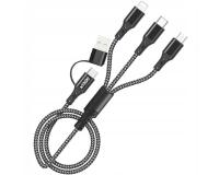 Zestaw kabli USB - USB typ C / microUSB / Lightning Webski