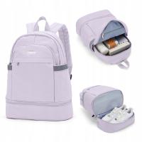 женский спортивный рюкзак, маленькая спортивная сумка для фитнеса, фиолетовый