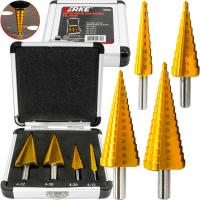 Набор сверл 4-32мм металла конуса спиральных елки ступенчатых сверл