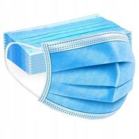 Медицинские маски голубые одноразовые маски 50шт