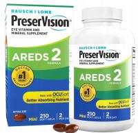 Bausch & Lomb PreserVision AREDS 2 Formula. 210 SZT Z USA