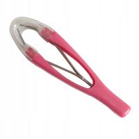 Pęseta do brwi skośna Akcesoria do makijażu Klips do usuwania brwi do domu Różowy