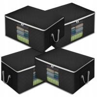 Pojemnik Pudełko Organizer 90L Do Szafy Na Ubrania Pościel Duży Zestaw 4szt