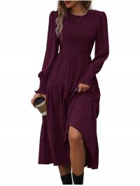 ЭЛЕГАНТНОЕ ВЕЧЕРНЕЕ ПЛАТЬЕ С ДЛИННЫМ РУКАВОМ