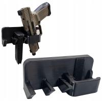 Магнитный держатель для пистолета и магазина для шкафа S1-боковая правая