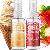 ŻEL DO SEKSU ORALNEGO LODU OLEJEK DO MASAŻU EROTYCZNEGO ZESTAW 2szt x 50ML