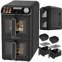 PIONOWA FRYTKOWNICA FRYTOWNICA BEZTŁUSZCZOWA 11L 2460W 2 KOSZE Z OKIENKIEM