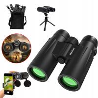 LORNETKA MYŚLIWSKA 12X50 HD Z PRYZMATU BAK4 TORBĄ STATYWEM I UCHWYTEM