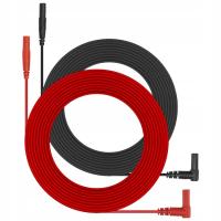 Przewody pomiarowe banan-banan silikonowe komplet