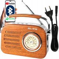 RADIO KUCHENNE RETRO FM AM SW BLUETOOTH SIECIOWO-BATERYJNE ANTENA BLOW RA3