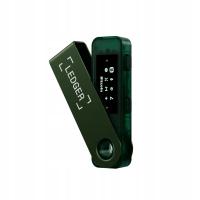 Ledger Nano S Plus bezpieczny portfel kryptowalut BTC ETH emerald green