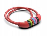 Zapięcie rowerowe GERDA BABY COMBO FLEX 650/8C Red