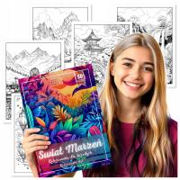 KOLOROWANKA DLA DOROSŁYCH ANTYSTRESOWA ŚWIAT MARZEŃ KOLOROWANKI NA PREZENT