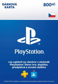 PLAYSTATION STORE DOŁADOWANIE CYFROWA 800 CZK KC