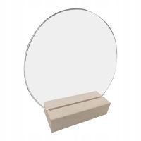 Base Double Sided Display Stand for Commercial Place Card Menu Clear Frame