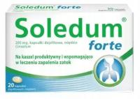 SOLEDUM Forte 200 mg lek zapalenie zatok 20 kaps.