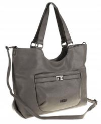 Coveri Collection Modna Torebka Damska listonoszka worek CC518312 Grey