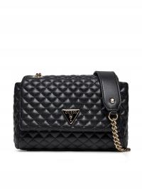 Guess Torebka Damska mała pikowana listonoszka HWEQG9 54121 Czarna