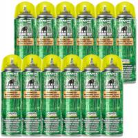 Spray Farba do znakowania drewna żółta 12x 500ml