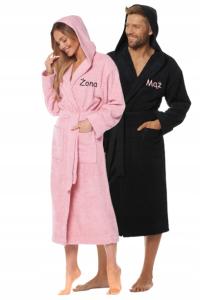 Хлопковый халат с вышивкой 100% махровый хлопок