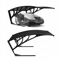 Garaż robota trawnikowego | Czarny