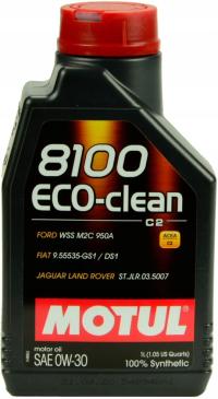 Моторное масло синтетическое Motul 8100 Eco-clean C2 1 l 0W-30