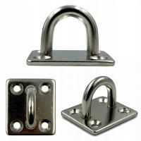 5mm 30x35mm UCHO POKŁADOWE PROSTOKĄTNE NIERDZEWNE MOCOWANIE ZACZEP A2 8225