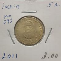 30291. Indie, 5 rupii, 2011r. - okolicznościowa