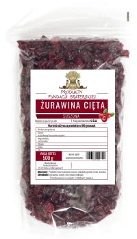 Клюква сушеная нарезанная 500г-братский фонд-f_braterska