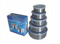 НАБОР ИЗ 5 МИСОК ИЗ НЕРЖАВЕЮЩЕЙ СТАЛИ ДЛЯ ЧАШИ, ЧАША