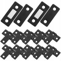 MAGNETYCZNY ZAKŁADKA DO DRZWI CZARNE 12 SZTUK WEWNĄTRZNE