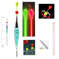Krótki Spławik na Tyczkę - 1,5 g - Dwie funkcje Zmiana koloru + 1x Bateria