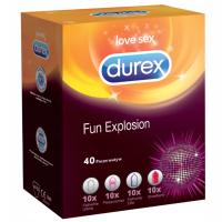 Durex Love Sex Fun Explosion Prezerwatywy ultracienkie MIX 40 szt.