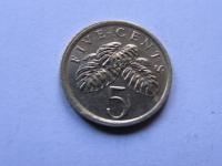 SINGAPUR SINGAPURA 5 CENTS 1985 ROK !!!!!!!!! 1729