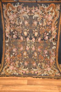 SECESJA - ANTYCZNY KILIM RĘCZNIE TKANY - 150 x 210 WIEK ok. 100 LAT !!!