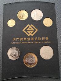 Набор из 7 монет Макао в Китай оригинальный последний выпуск