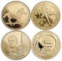 2 зл. золота - комплект 2014 года-4 монеты