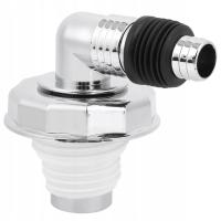 KOLANO PODŁĄCZENIOWE PRALKI PVC POWLEKANE CHROMEM 32MM ODPŁYW PODŁOGOWY