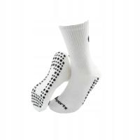 Profesjonalne skarpety sportowe hSports z ABS białe S