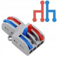 SZYBKOZŁĄCZKA ELEKTRYCZNA KABLOWA ZŁĄCZKA PRZELOTOWA ROZGAŁĘŹNIK 2 - 4 TORY