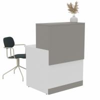 стойка регистрации серый белый / салон красоты / парикмахерская / врач