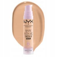 NYX Bare With Me Concealer Serum Korektor w płynie 04 Beige