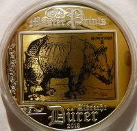 5$ COOK ISL 2013 NOSOROŻEC ALBRECHT DURER +CER