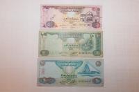 5, 10, 20 Dirhams Zjednoczone Emiraty Arabskie