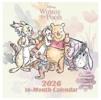 Kalendarz ścienny 2026 Kubuś Puchatek Kalendarze 30x60 Prezent dla dziecka