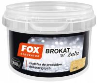 ATLAS FOX DEKORATOR BROKAT W ŻELU 01 ZŁOTY 200 g